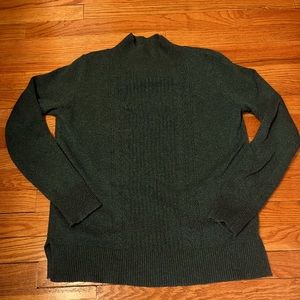 Old Navy Mock Neck
Pointelle Sweater Dark Green